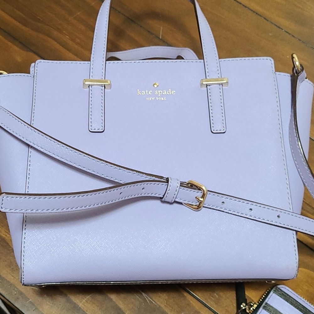 Kate Spade satchel w/ matching wallet
